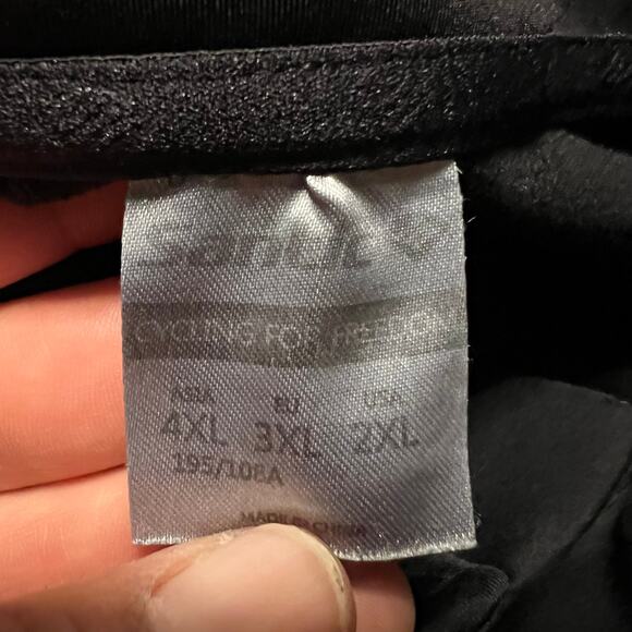 Santic Jacket Mens XXL Red and Black Full Zip Cycling Coat - Picture 7 of 8